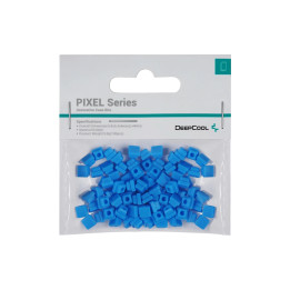 Силиконови битове DeepCool PIXEL Blue, 5.4x5.4x4mm, 100 броя - PIXEL-BLUE - 1
