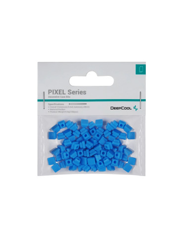 Силиконови битове DeepCool PIXEL Blue, 5.4x5.4x4mm, 100 броя - PIXEL-BLUE - 1