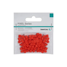 Силиконови битове DeepCool PIXEL Red, 5.4x5.4x4mm, 100 броя - 1