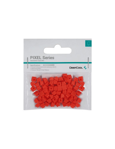 Силиконови битове DeepCool PIXEL Red, 5.4x5.4x4mm, 100 броя - 1