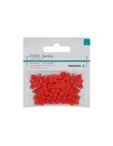 Силиконови битове DeepCool PIXEL Red, 5.4x5.4x4mm, 100 броя - 1