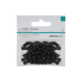 Силиконови битове DeepCool PIXEL Black, 5.4x5.4x4mm, 100 броя - 1