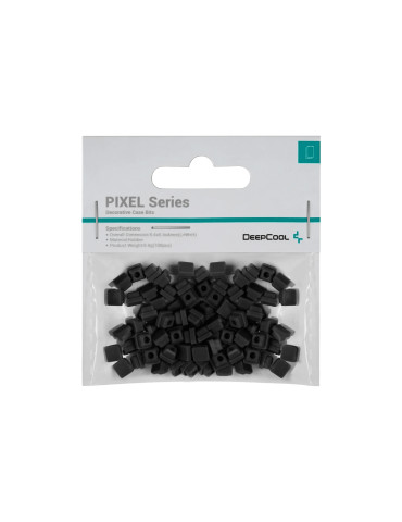 Силиконови битове DeepCool PIXEL Black, 5.4x5.4x4mm, 100 броя - 1