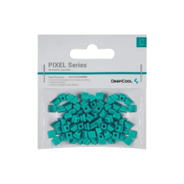 Силиконови битове DeepCool PIXEL Green, 100 броя, 5.4x5.4x4mm - PIXEL-GREEN - 1