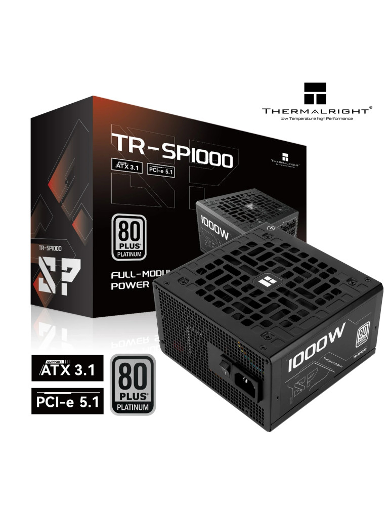 Модулно захранване Thermalright TR-SP1000 1000W ATX 3.1, 80PLUS Platinum, 92% ефективност, модулен, 120mm вентилатор - 5