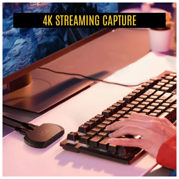 Външна кепчър карта Streamplify CAPTURE 4K SPVC-CA12401.11, HDMI 2.0 4K@60Hz, USB-C 5Gbps, Audio 3.5mm - 8