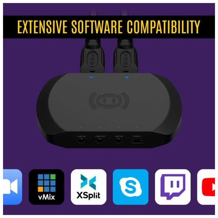 Външна кепчър карта Streamplify CAPTURE 4K SPVC-CA12401.11, HDMI 2.0 4K@60Hz, USB-C 5Gbps, Audio 3.5mm - 14