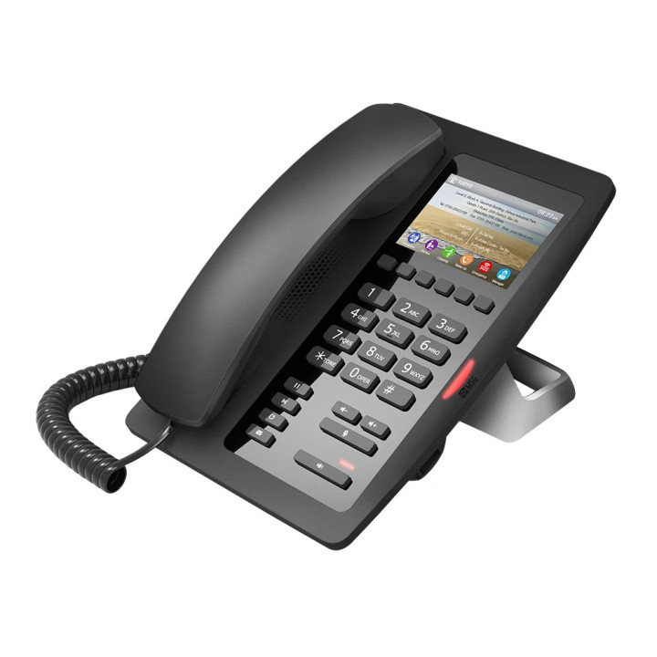 IP телефон Fanvil H5, 3.5" 480x320, 2 SIP линии, 6 DSS клавиши, HD Audio, PoE, 10/100 Mbps - FANVIL-H5-BK - 1