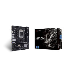 Дънна платка BIOSTAR H610MHC 2.0, Socket 1700, Intel H610, DDR4 до 3200MHz 64GB, Micro ATX - 1