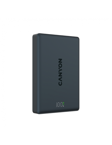 Power bank CANYON OnPower 511, 10000mAh, 20W PD, MagSafe, алуминий - CNS-CPB511B - 1