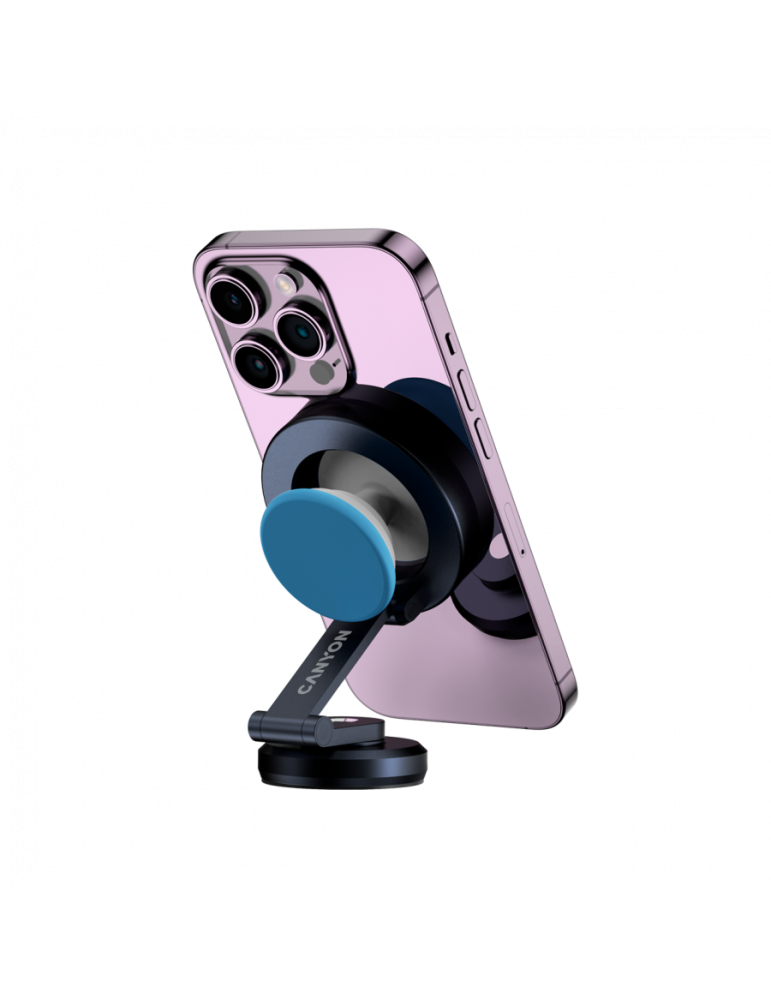 Магнитен държач за телефон CANYON OnGrip 10, алуминиум, черен - CNS-CCHM10 - 5
