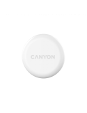 Тракер за ключове, чанти, домашни любимци и багаж Smart tag CANYON ONTAG 1 iOS, 32x32x8mm, CR2032 220mAh, IP66, Бял - CNE-PT01SW