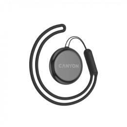 Тракер за ключове, чанти, домашни любимци и багаж CANYON ONTAG 1 iOS, 32x32x8мм, CR2032 батерия 220mAh, IP66, черен - 5291485017