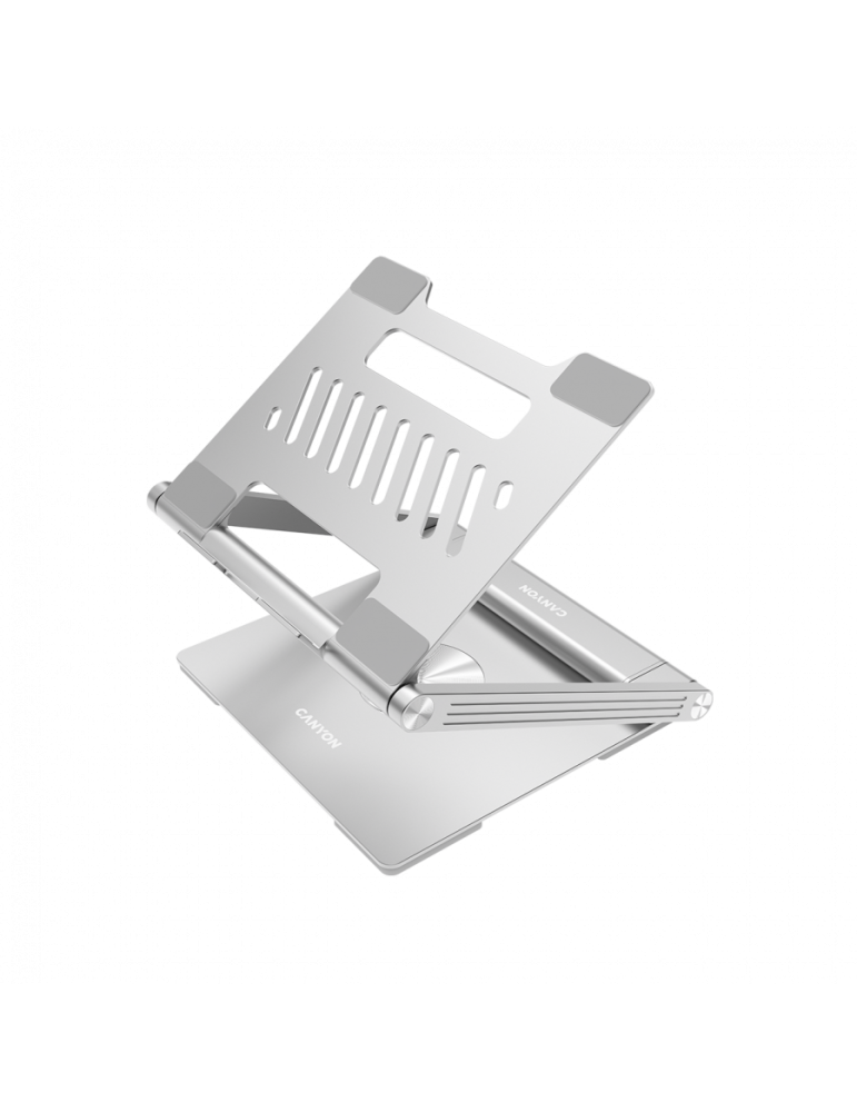 Стойка за лаптоп с докинг станция CANYON HUSB332A, USB Type-C hub, 1x HDMI, 2x USB 3.0, 1x USB-C 3.0, 1x RJ45 Gigabit, Power Del