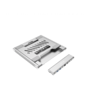 Стойка за лаптоп с докинг станция CANYON HUSB332A, USB Type-C hub, 1x HDMI, 2x USB 3.0, 1x USB-C 3.0, 1x RJ45 Gigabit, Power Del