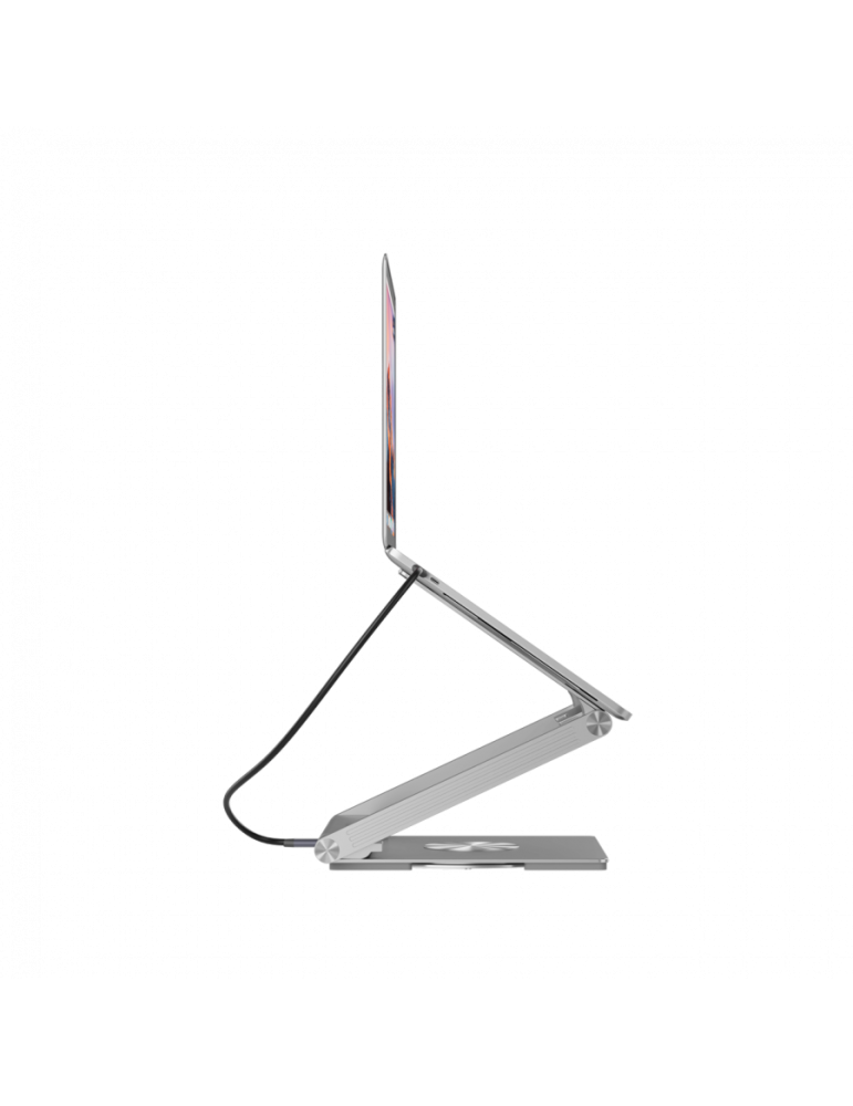 Стойка за лаптоп с докинг станция CANYON HUSB332A, USB Type-C hub, 1x HDMI, 2x USB 3.0, 1x USB-C 3.0, 1x RJ45 Gigabit, Power Del