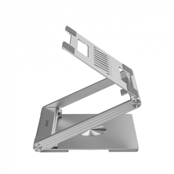 Стойка за лаптоп с докинг станция CANYON HUSB332A, USB Type-C hub, 1x HDMI, 2x USB 3.0, 1x USB-C 3.0, 1x RJ45 Gigabit, Power Del