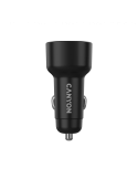 Автомобилен адаптер CANYON OnDrive 48 PD, 48W, USB-A + USB-C, черен - CNE-CCABR3AC - 5