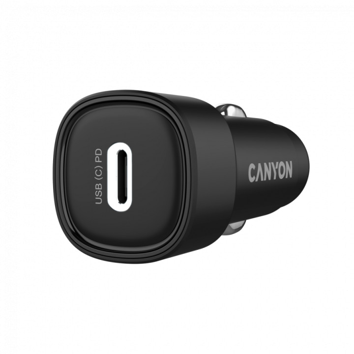 Автомобилен адаптер CANYON OnDrive 30 PD, USB-C 30W, Quick Charge 3.0, Power Delivery - CNE-CCABR2C - 2