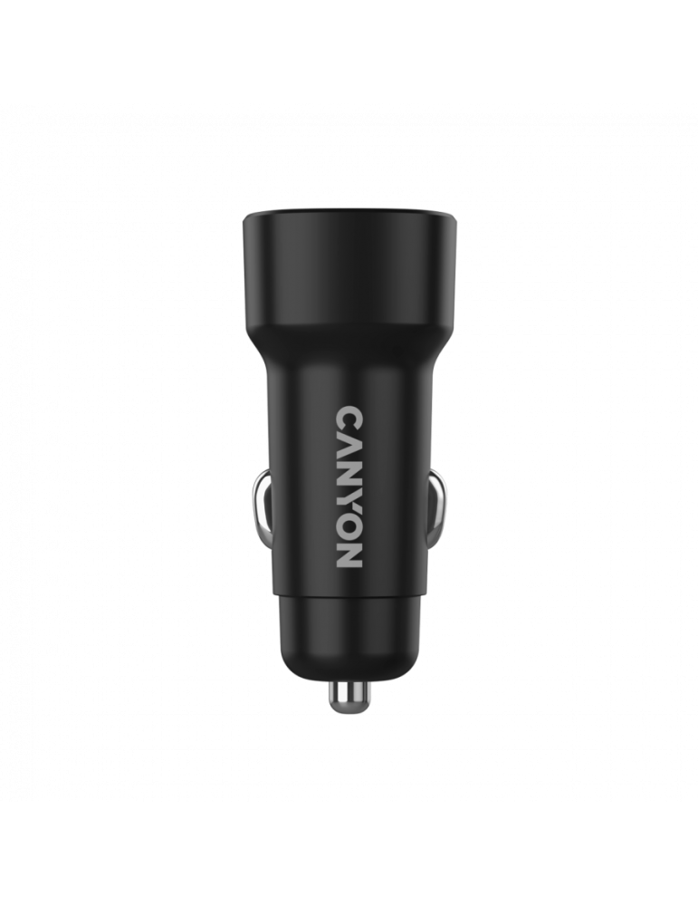 Автомобилен адаптер CANYON OnDrive 30 PD, USB-C 30W, Quick Charge 3.0, Power Delivery - CNE-CCABR2C - 6