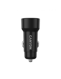 Автомобилен адаптер CANYON OnDrive 30 PD, USB-C 30W, Quick Charge 3.0, Power Delivery - CNE-CCABR2C - 6