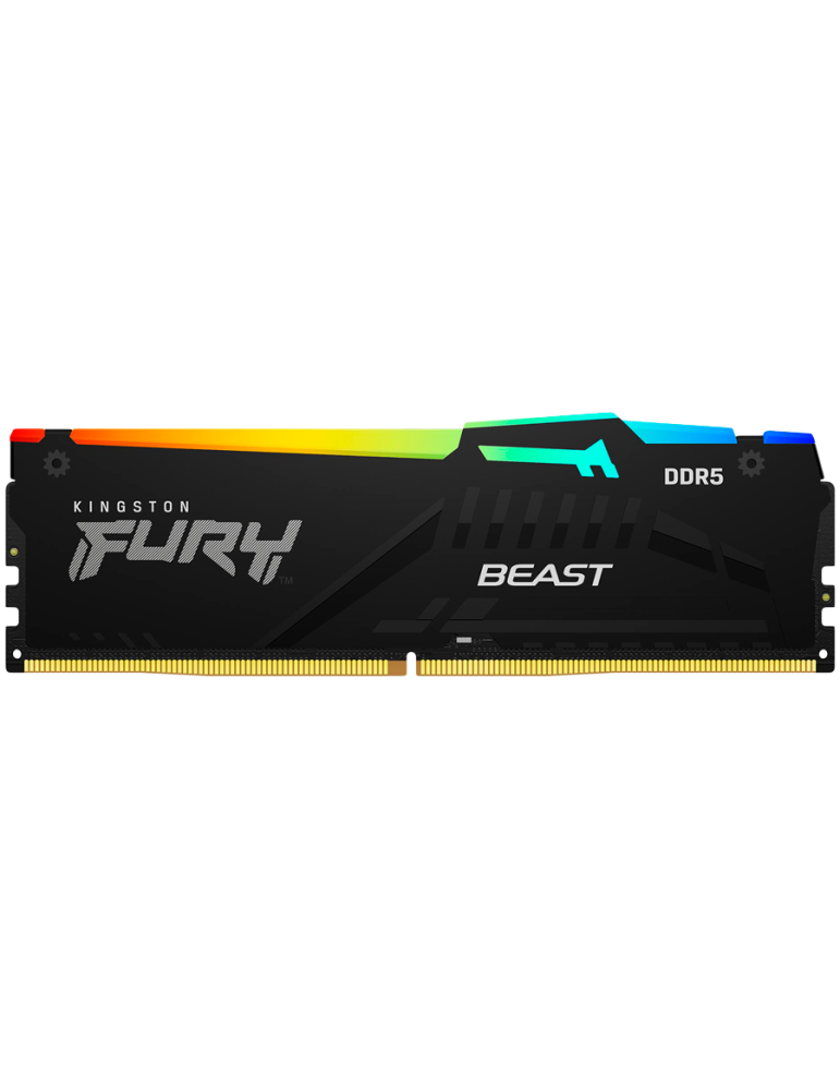 RAM памет Kingston Fury Beast 64GB(2x32GB) DDR5 5600MHz CL36 - KF556C36BBE2AK2-64 - 2