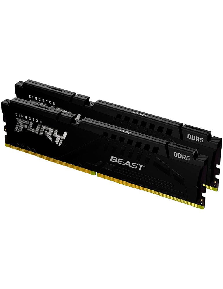 RAM памет Kingston Fury Beast 64GB (2x32GB) DDR5 5600MHz CL36 - KF556C36BBE2K2-64 - 1