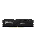 RAM памет Kingston Fury Beast Black, 128GB (2x64GB) DDR5 5600MHz CL40 - KF556C40BBK2-128 - 2