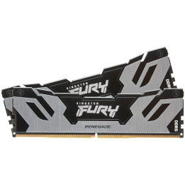RAM памет Kingston Fury Renegade Silver, 96GB (2x48GB) DDR5 6000MHz CL32 XMP 3.0 - KF560C32RSK2-96 - 1