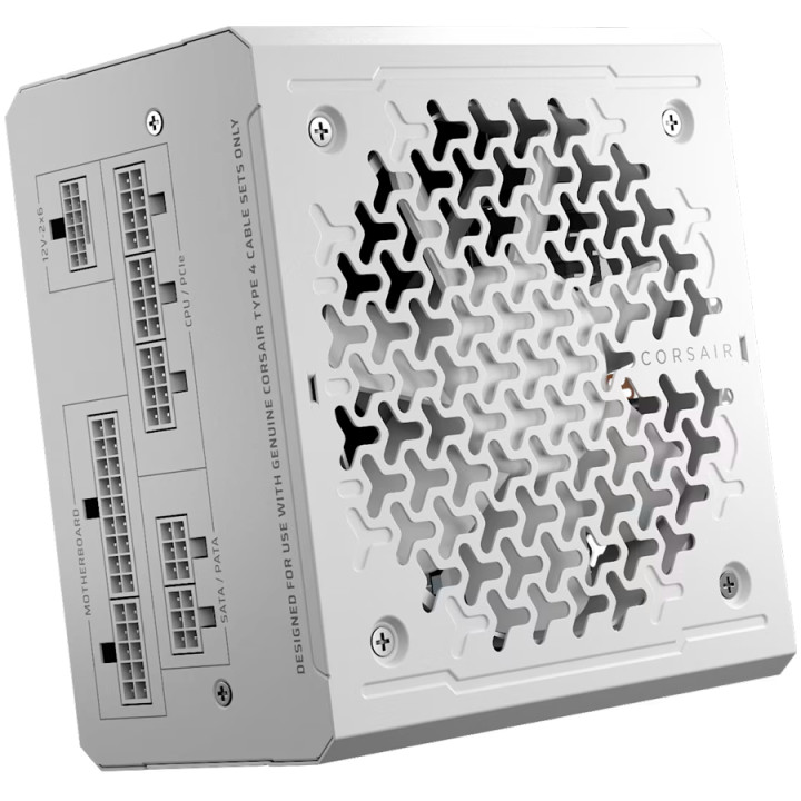 Модулно захранване CORSAIR RM750e, 750W, 80 Plus Gold, модулно, бяло - CP-9020292-EU - 1