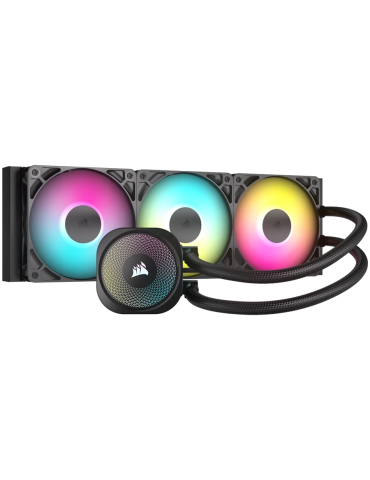 Водно охлаждане за процесор CORSAIR Nautilus 360 ARGB, 360mm Радиатор, 3x120mm Вентилатори, PWM, RGB LED - CW-9060093-WW - 1