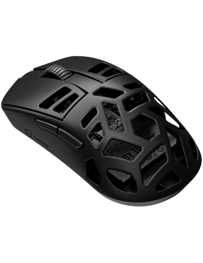 Безжична геймърска мишка LORGAR MSE90W, Безжична, 26000 DPI, 7 бутона, 500h батерия, Магнезиево тяло - LRG-MSE90W-BK - 2