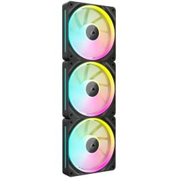 Вентилатор CORSAIR LX RGB iCUE LINK LX120, 120mm, 3x броя, 2400 RPM, PWM, RGB LED - CO-9051026-WW - 1