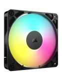 Вентилатор CORSAIR RS120 ARGB, 120mm, 2100 RPM, PWM, RGB LED, Черен - CO-9050180-WW - 1