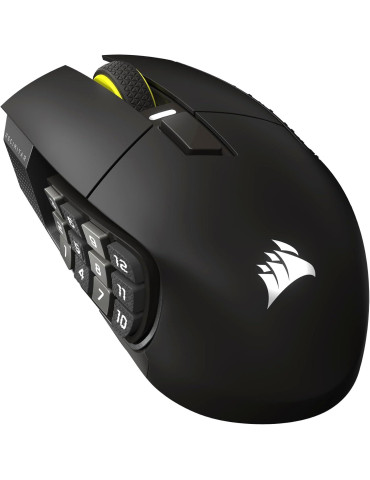 Професионална безжична геймърска мишка CORSAIR SCIMITAR ELITE WIRELESS SE, 33000 DPI - CH-9314014-WW - 1