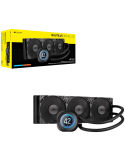 Водно охлаждане за процесор CORSAIR Nautilus 360 LCD, 360mm, LCD дисплей, Socket AM4/1700/AM5/1851 - CW-9061033-WW - 2