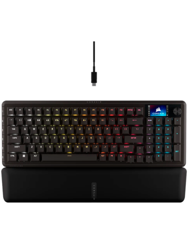 Професионална механична клавиатура Corsair Vanguard Pro 96-MGX, Full-Size, Magnetic-Mechanical, RGB, USB Type A, PC/Mac - CH-91E