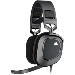 Геймърски слушалки CORSAIR HS80 RGB USB, 7.1 Surround, 50mm, USB 2.0, Carbon - CA-9011237-EU - 1
