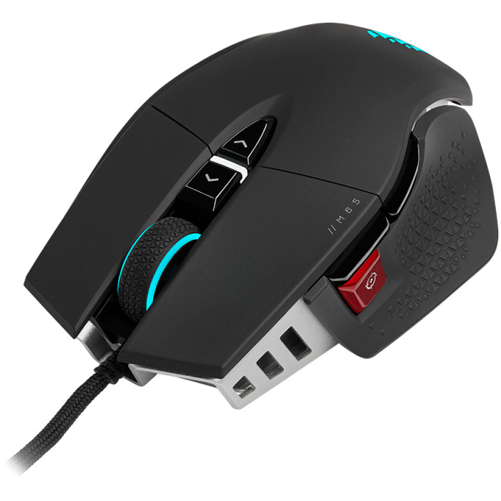 Професионална геймърска мишка CORSAIR M65 RGB Ultra, Оптична, 26000 DPI, 8 бутона, RGB LED, USB, Черна - CH-9309411-EU2 - 2