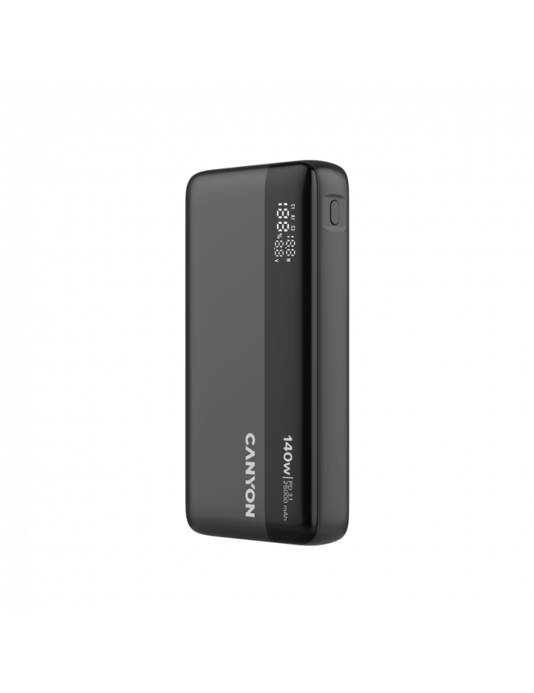 Външна батерия CANYON PB-240, 25000mAh 140W LCD дисплей - CNS-CPB240 - 17