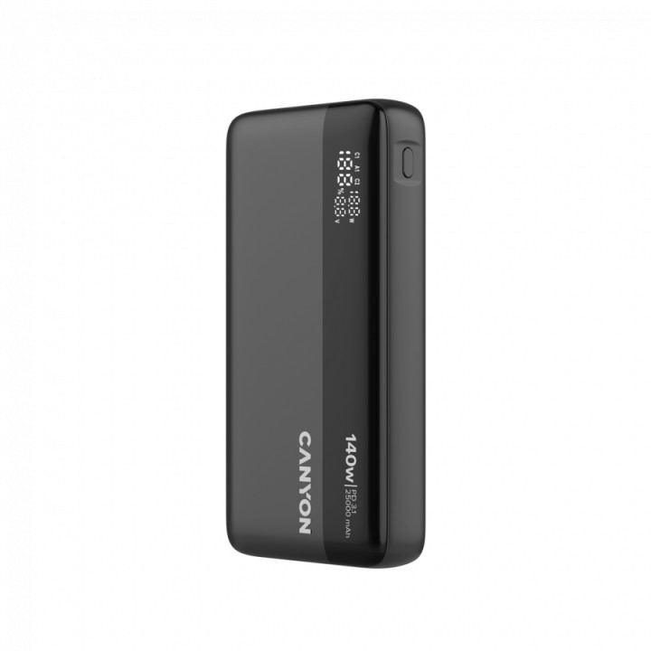 Външна батерия CANYON PB-240, 25000mAh 140W LCD дисплей - CNS-CPB240 - 17