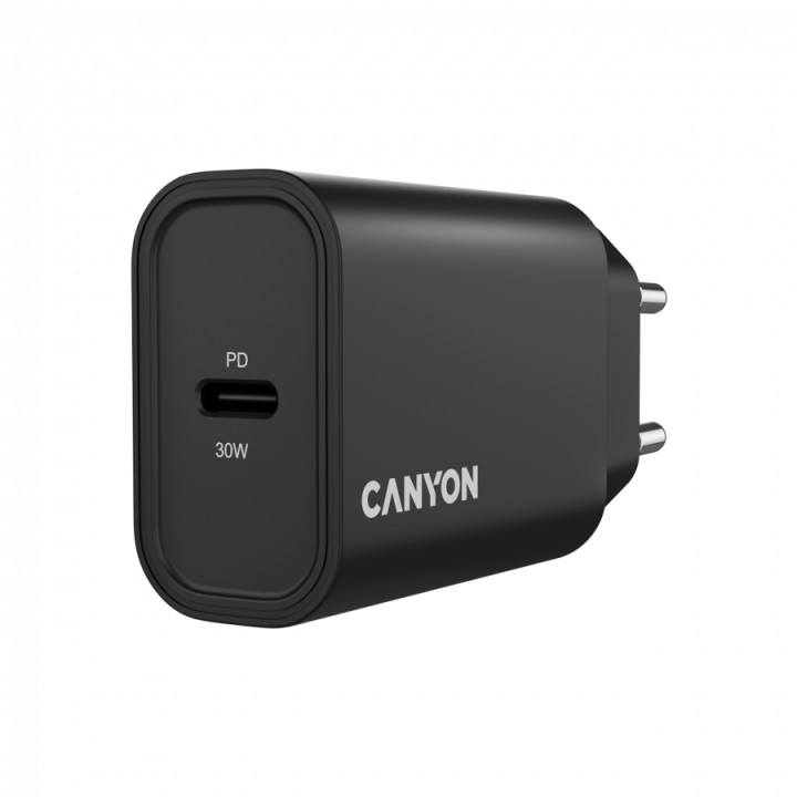 Захранващ адаптер CANYON OnCharge 30CL Max Power, 30W USB-C Power Delivery - CNE-CHA30CLB - 5