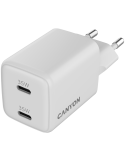 Зарядно устройство CANYON CU35CC, 35W 2x USB-C PD GaN, EU - CNS-CUW35CC - 3