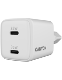Зарядно устройство CANYON CU35CC, 35W 2x USB-C PD GaN, EU - CNS-CUW35CC - 4