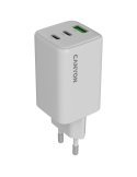 Захранващ адаптер CANYON CU65ACC, 65W GaN 2xUSB-C 1xUSB-A Power Delivery Quick Charge - CNS-CUW65ACC - 1