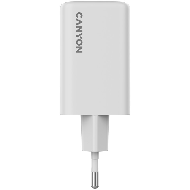 Захранващ адаптер CANYON CU65ACC, 65W GaN 2xUSB-C 1xUSB-A Power Delivery Quick Charge - CNS-CUW65ACC - 2