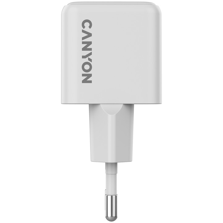 Захранващ адаптер CANYON CU20AC, 20W USB-C Power Delivery, GaN Technology, EU - CNS-CUW20C - 3
