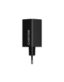 Захранващ адаптер CANYON Hexagon 65W, 2x USB-C PD 65W, 1x USB-A QC 36W, GaN, EU - CND-CHAHEX65B - 3