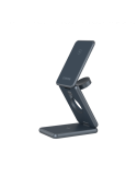 Безжично зарядно CANYON OnCharge 309, 15W 3в1 Foldable, USB-C, Метал - CNS-WCS309M - 11