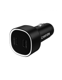 Зарядно за автомобил CANYON OnDrive 60 PD, 60W, 2x USB-C, черна - CNE-CCABR3CC - 1